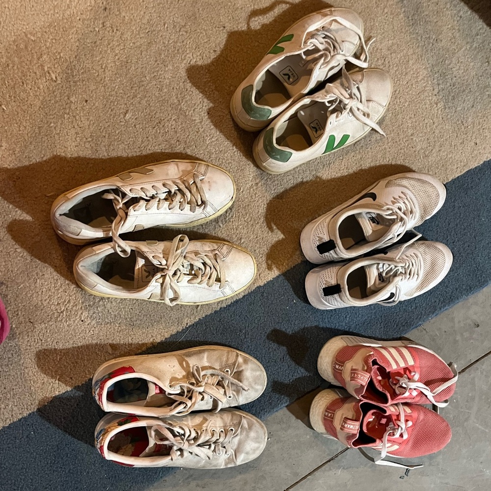 Worn shoes